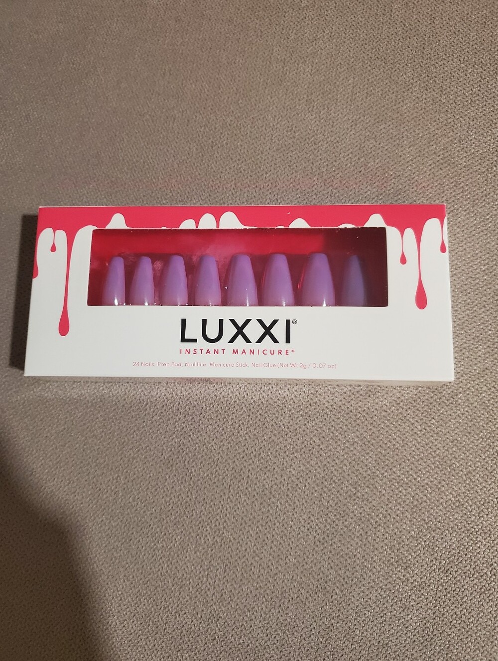Luxxi Press On Nail Kit - Lilac Ombre